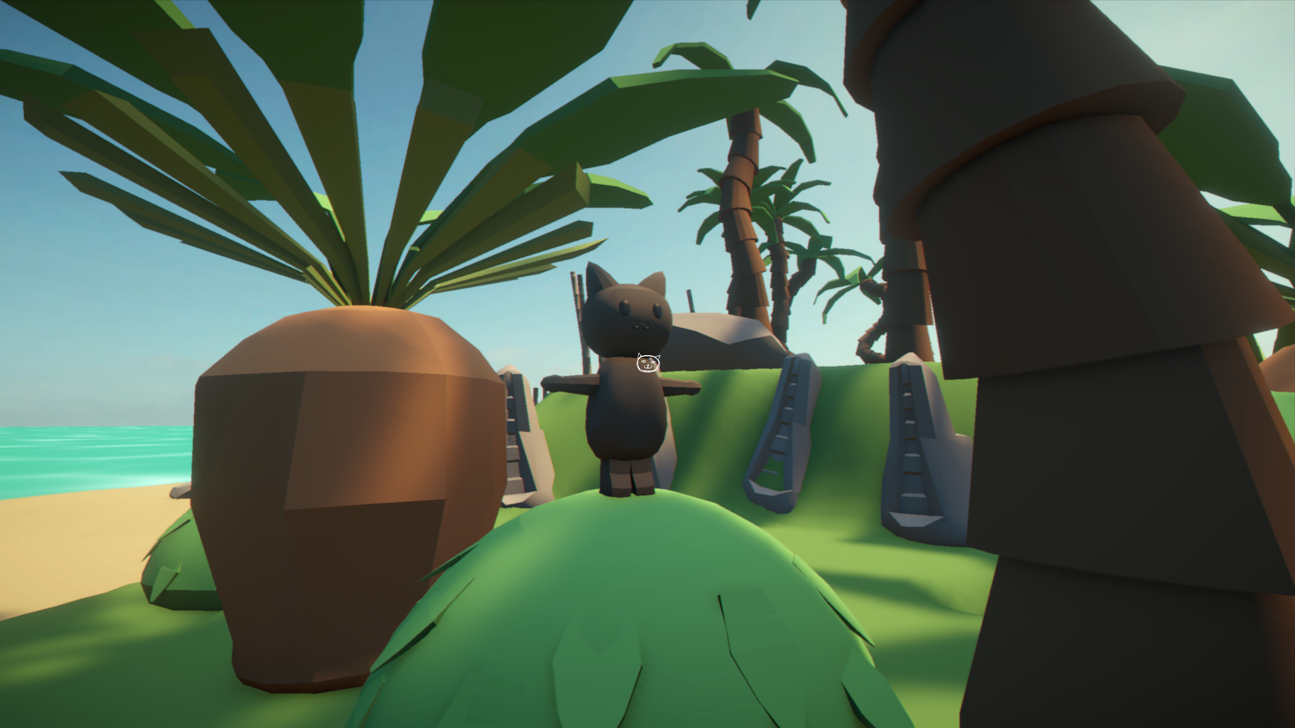 MJAV palm tree scene screenshot