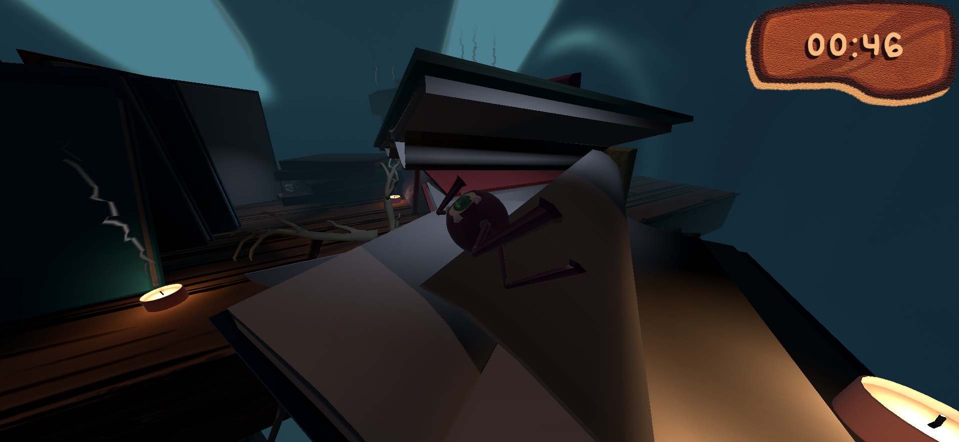 Rolling Through Mokki gameplay scene