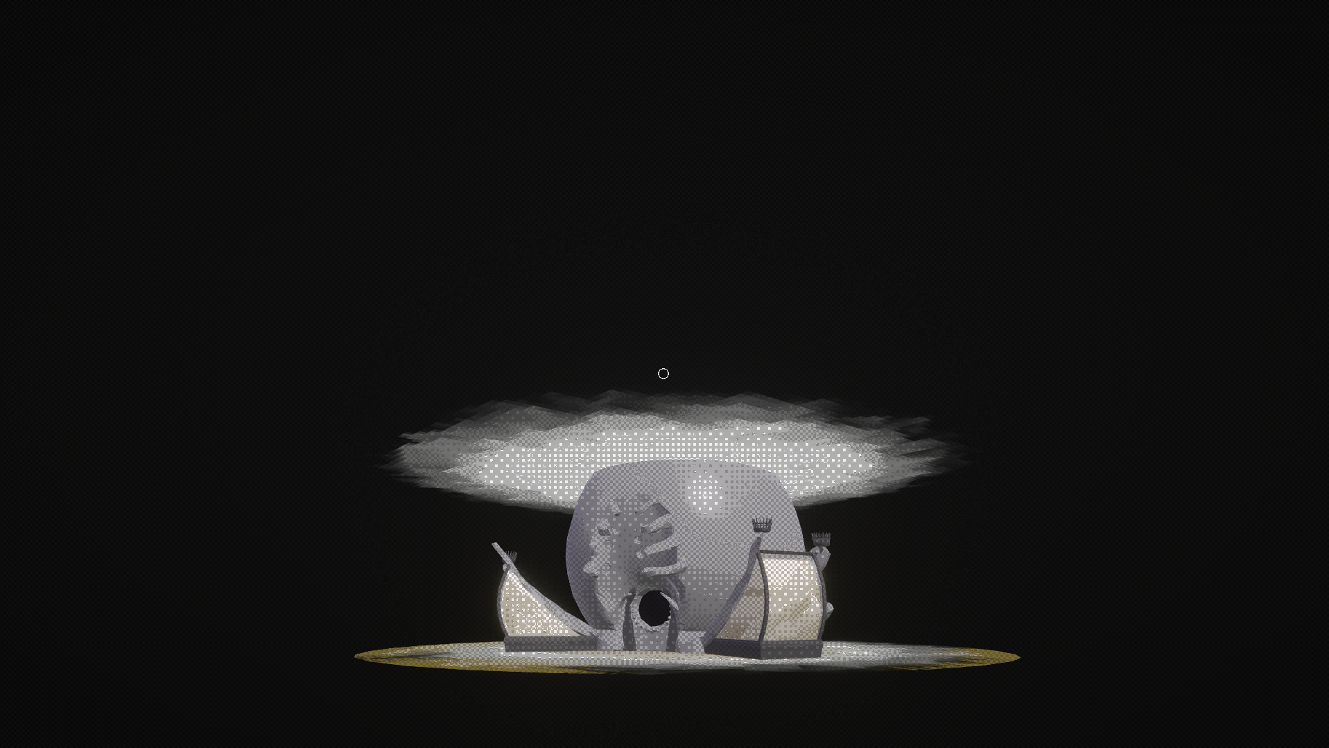 Tea kiosk scene variation